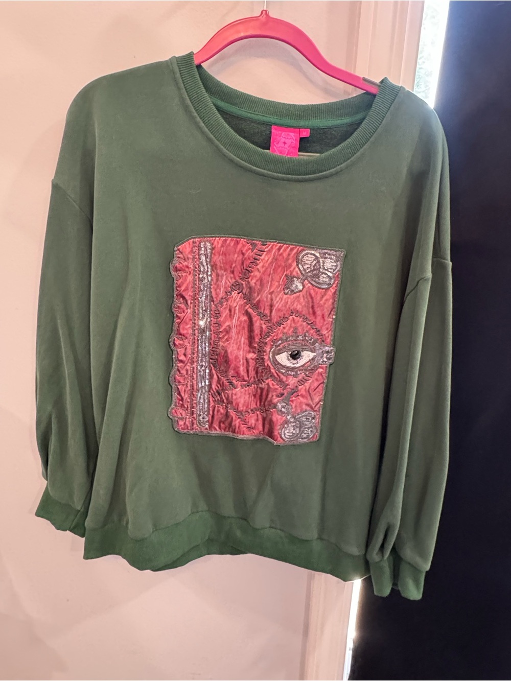 Queen of Sparkles Hocus Pocus Spell Book Halloween Sweatshirt | Medium
